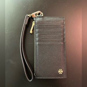 Tory Burch card holder wallet with strap